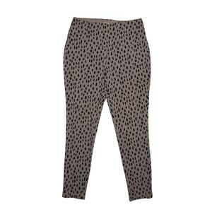CHICO'S $74 Zenergy So Slimming Animal Print Ankle Leggings Gray‎ Chico's 1 / M